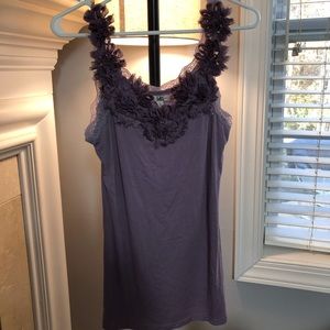 Purple Embellished Tank